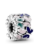 handsome little silver butterflies pandora baby charm